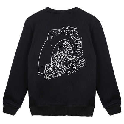 Suirie "Pop-up Bakery - Lines" Crewneck