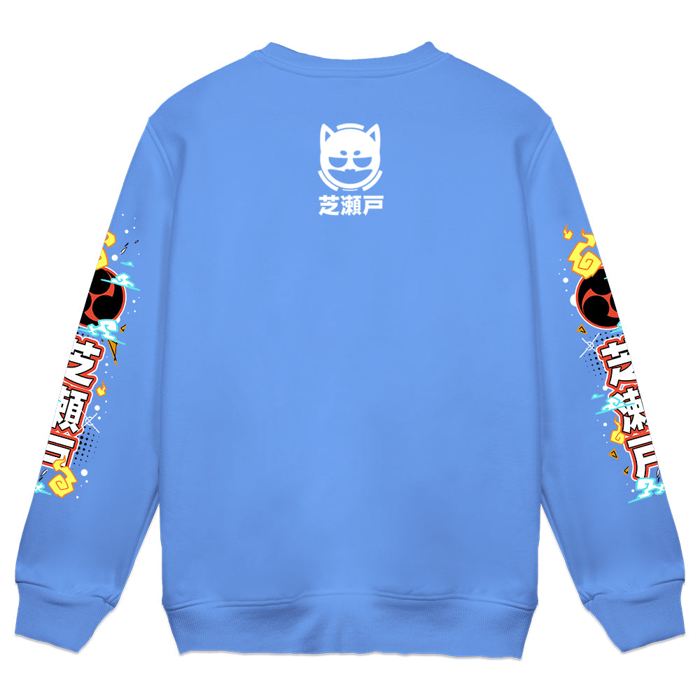 ShibaSeto "Torii Gate" Blue Crewneck