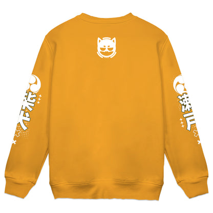 ShibaSeto "Burger" Yellow Crewneck