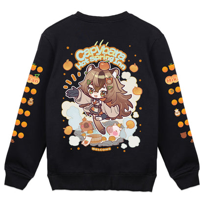 MikanVT 'Capy Hotspring Souvenirs' Crewneck