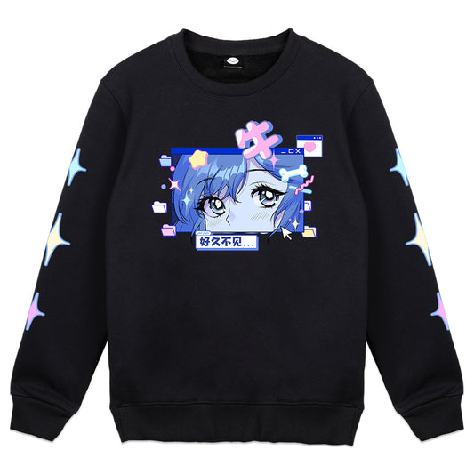 Niupao Retro Crewneck Black