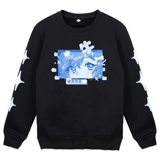 Niupao Monochrome Crewneck Black