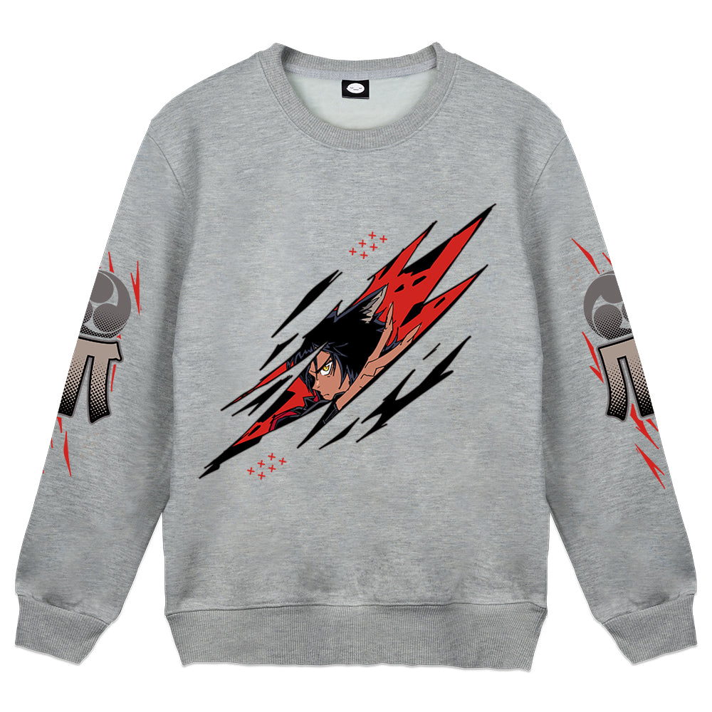 ShibaSeto "Claw" Gray Crewneck
