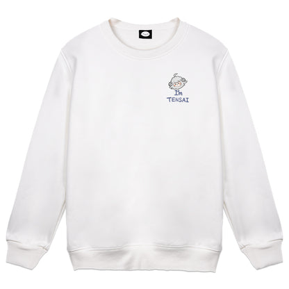 NoenaYumeshiro Tensai Crewneck White