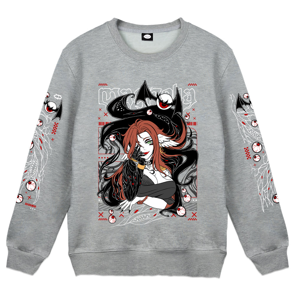 Magnolia_VT "Eldritch" Gray Crewneck