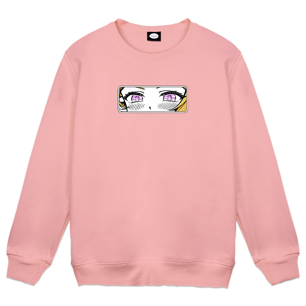PeachyPiwie "Butterflies & Dreams" Simple Pink Crewneck