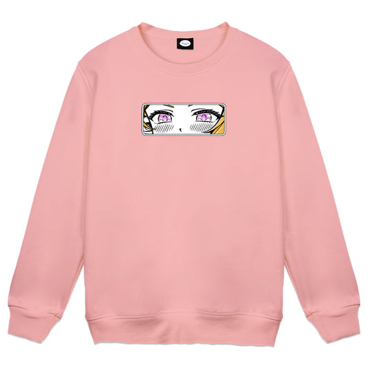 PeachyPiwie "Butterflies & Dreams" Simple Pink Crewneck