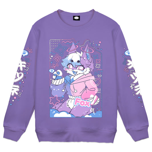 sweetstarcosmic "Cosmic-Pop" Crewneck - Purple