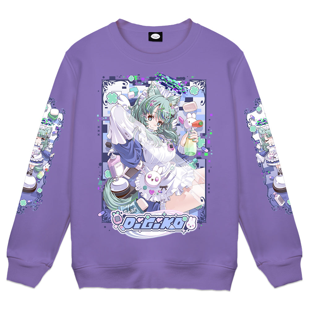Digiko "Housekeeping" Crewneck - Purple