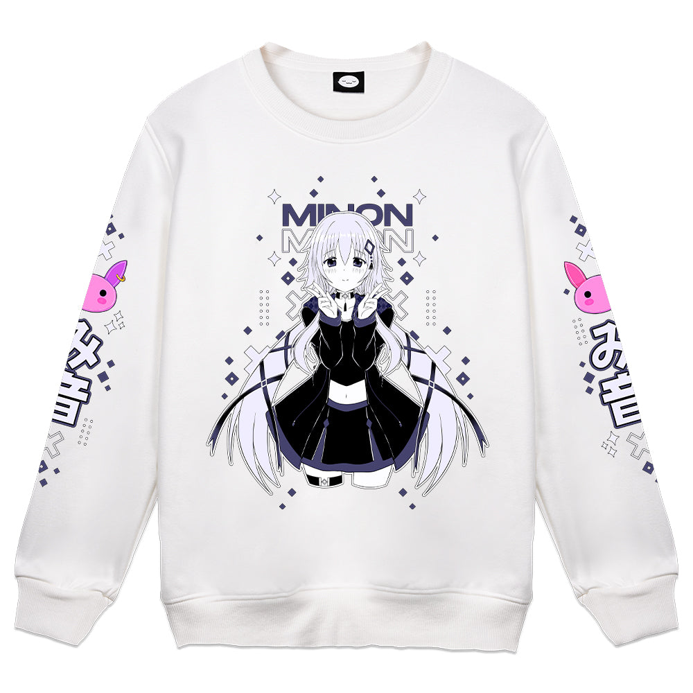 み音 "Minon CH" Idol Crewneck - White