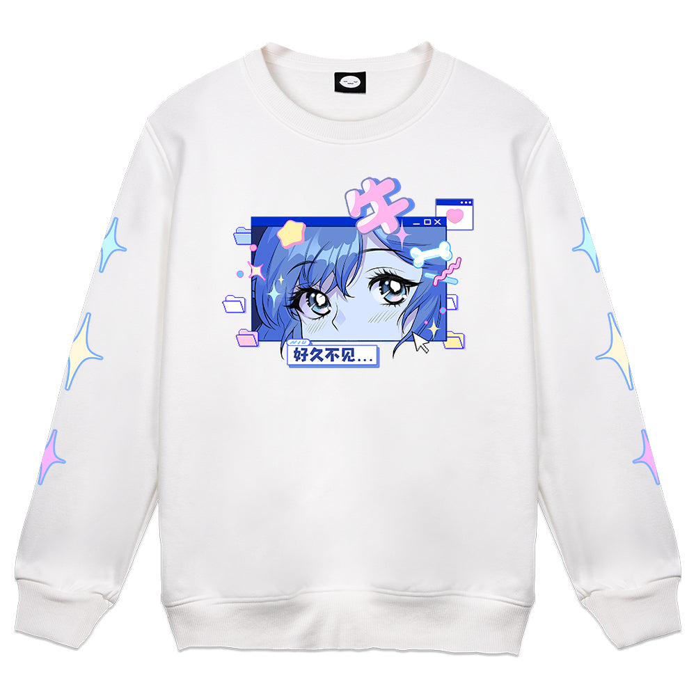 Niupao Retro Crewneck White