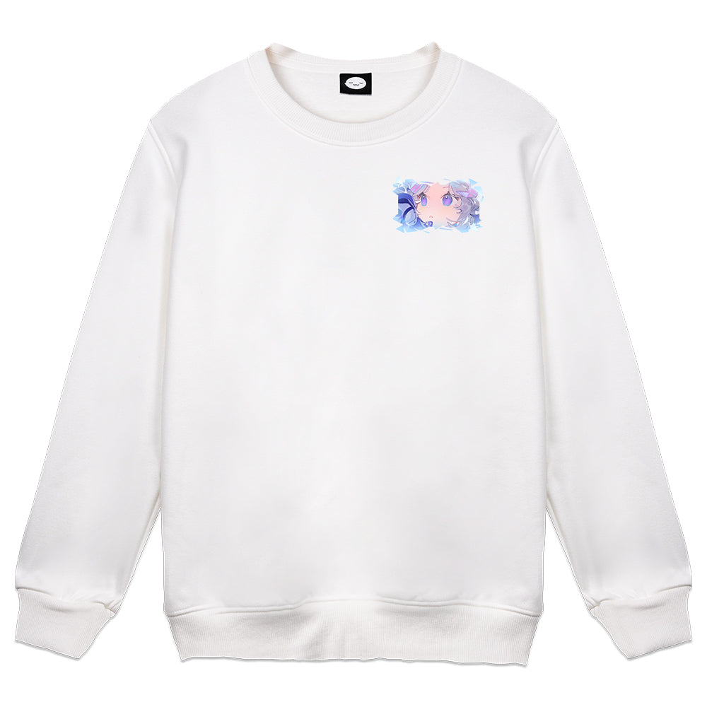 Suirie "Reincarnation" White Crewneck