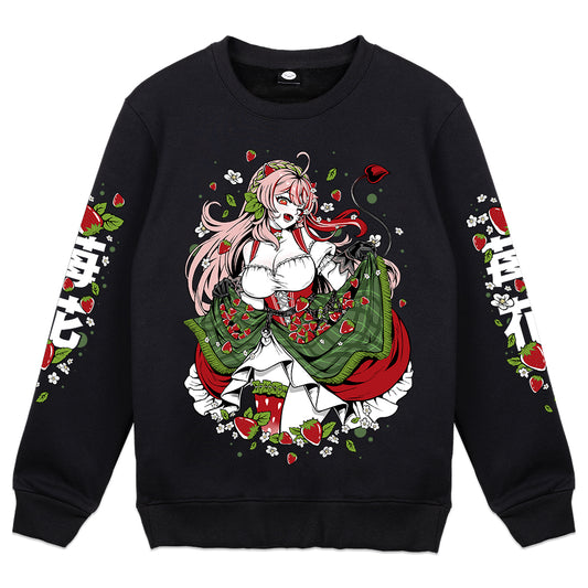 Zumiii Fraisette 'Berry Picking' Crewneck