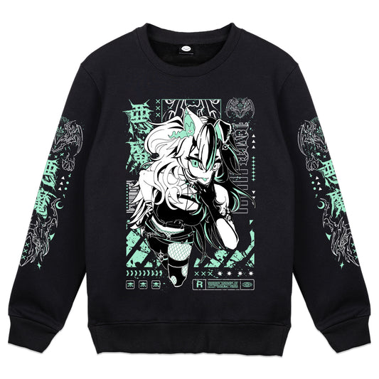Imp Demon Fox Crewneck