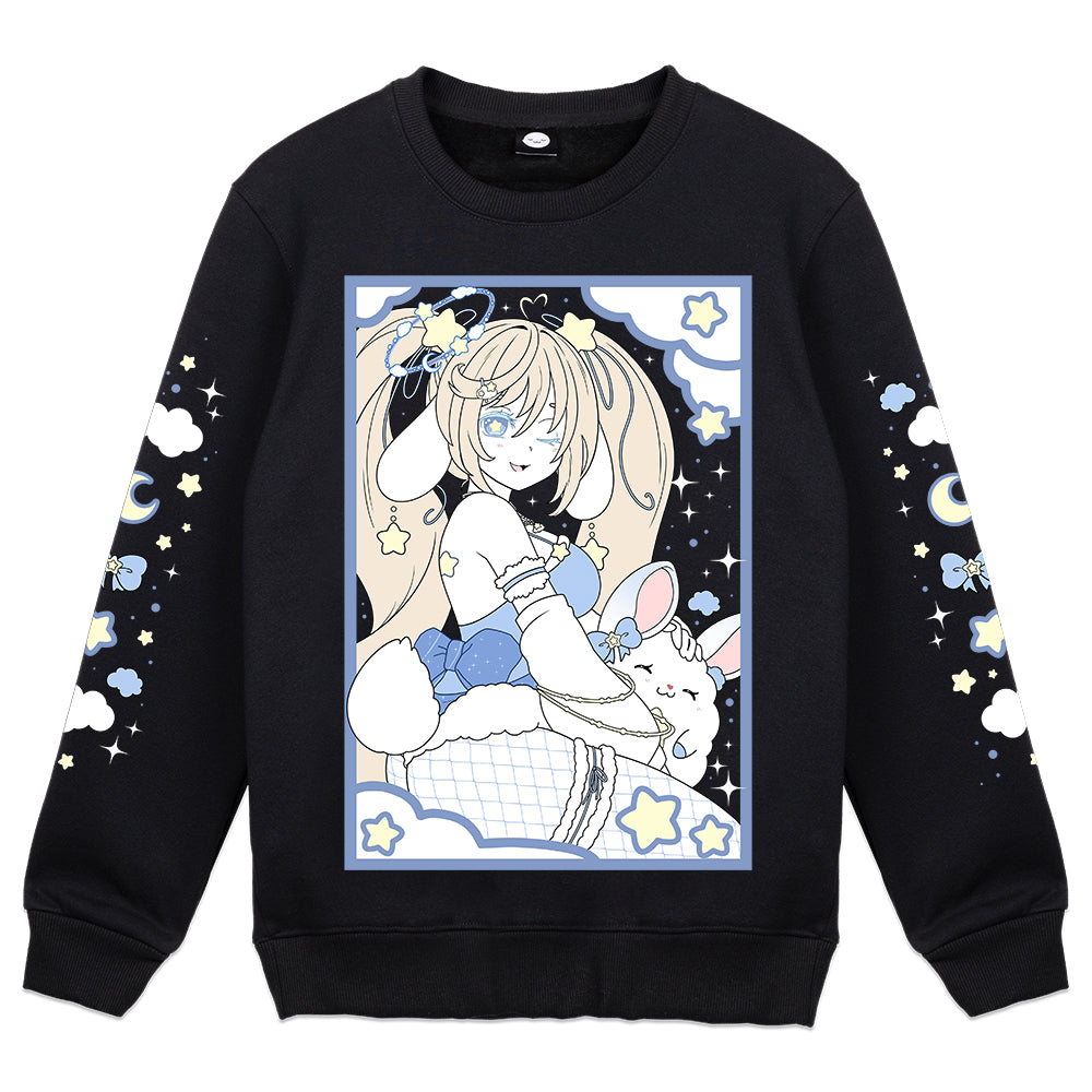 star0bunny "Soft Clouds & Starry Nights" Crewneck