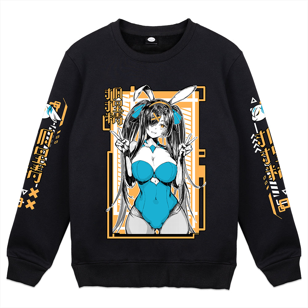 Hulijing Bunny Suit Crewneck