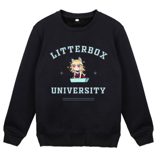 momomeowy Litterbox University Crewneck