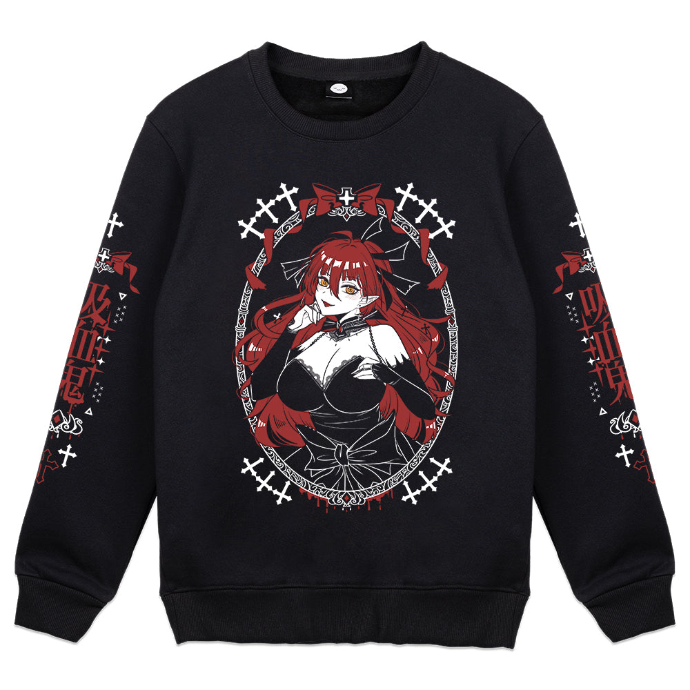 TinyDraculina Portrait of a Vampire Crewneck