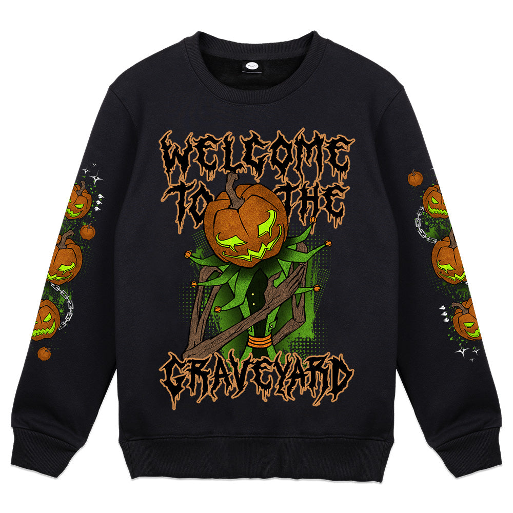 TheGourdie Welcome to the Graveyard Crewneck