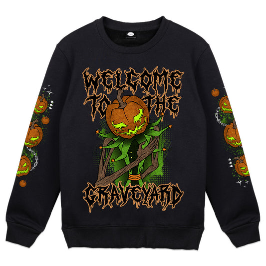 TheGourdie Welcome to the Graveyard Crewneck
