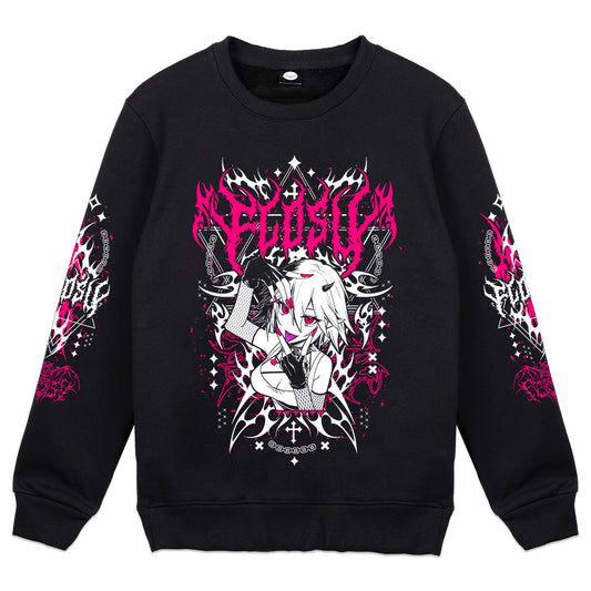 FlosV Hex-Metal Crewneck - Black