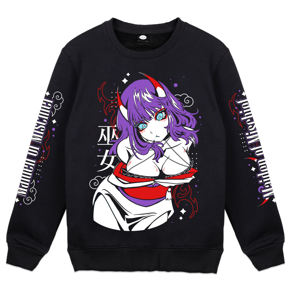 ElloriahVT "Maiden of Mischief" Crewneck