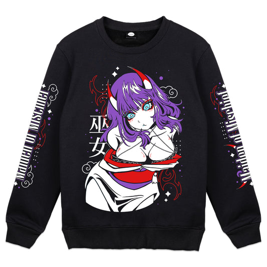 ElloriahVT "Maiden of Mischief" Crewneck