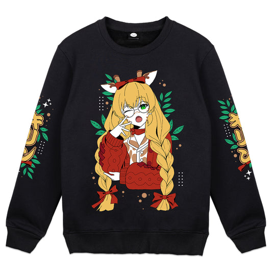 Miridae The Giraffe 'Sleepy Safari' Crewneck