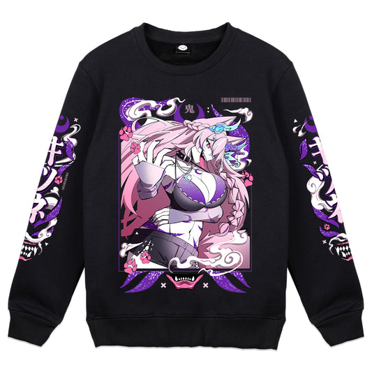 Tonyopon "Corrupted Oni Fox Goddess" Crewneck