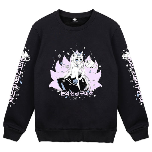 AishaSpades Snow Deity Crewneck