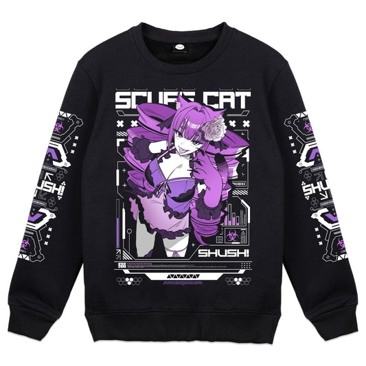 Scuff Cat "Shush!" Crewneck