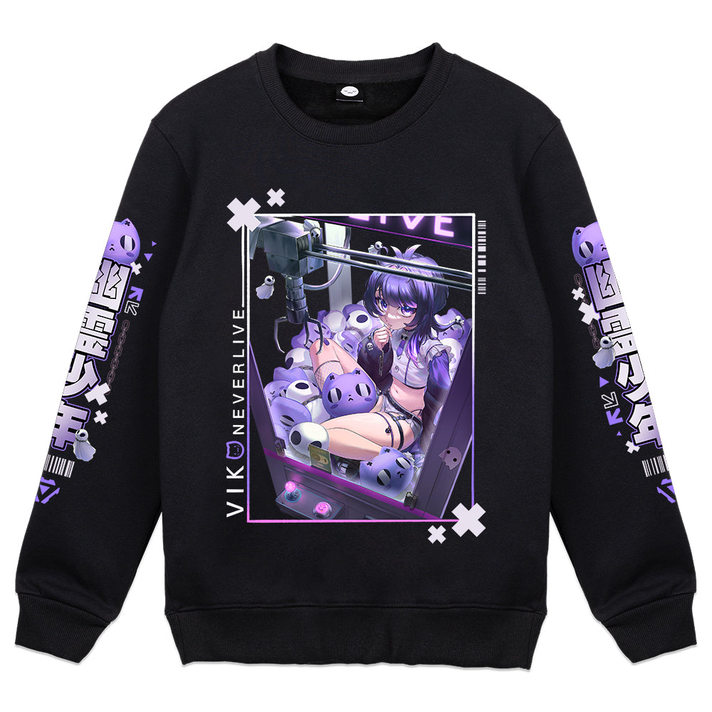 vikotheghost "Haunted Claw Machine" Crewneck