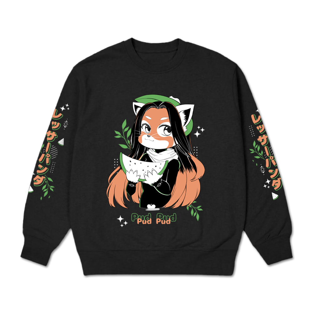 Pud_Pud Red Panda Crewneck