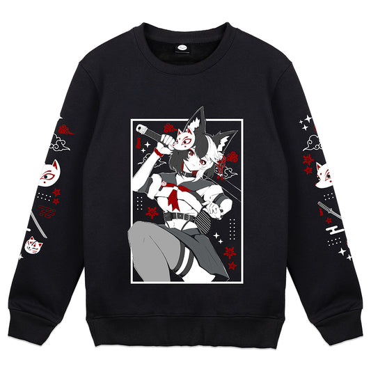 GammaInkk Kitsune Crewneck