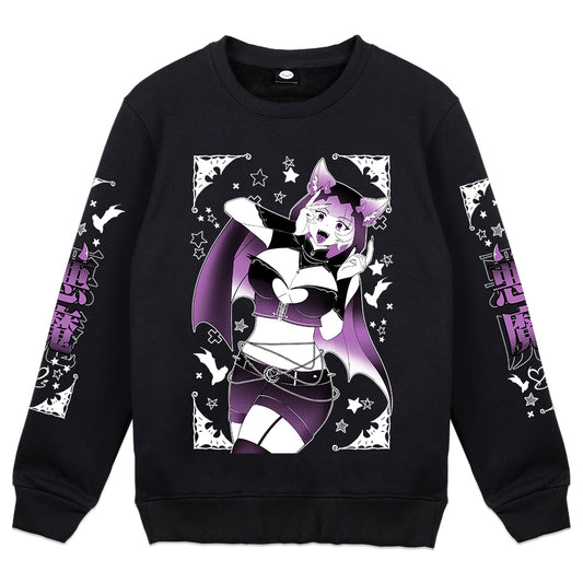 Kamiimaou Cat Demon Crewneck