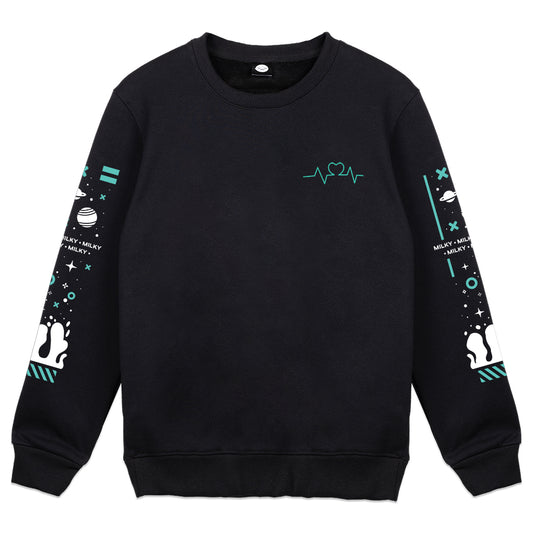vtMILKY MilkyVerse Crewneck Black