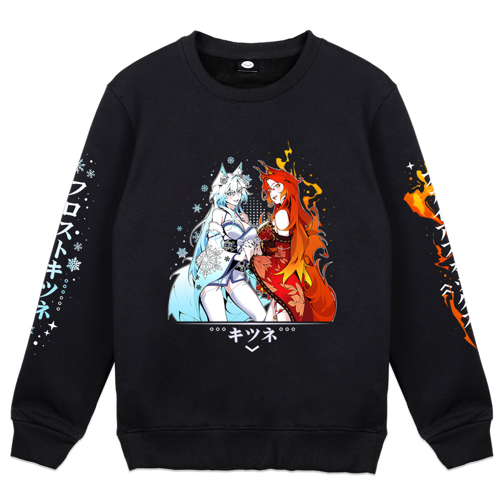 SmugAlana Fire and Frost Crewneck