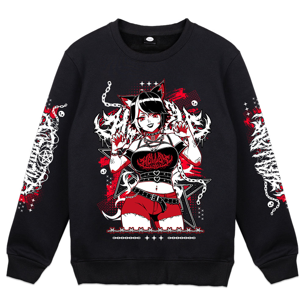 its_Hellzy "Claws Out!" Crewneck