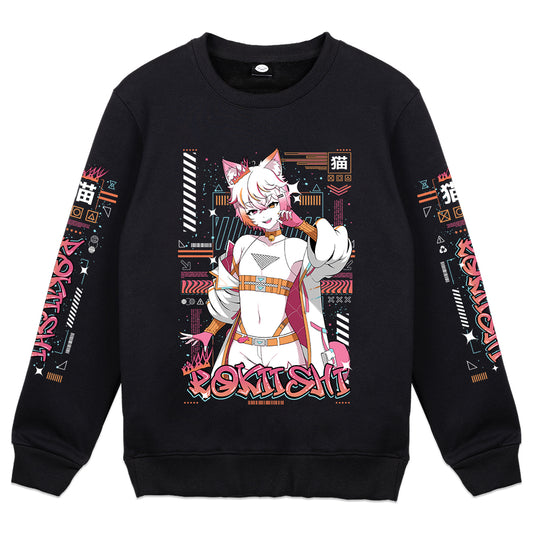Rokiishi "Silly Catboy" Crewneck