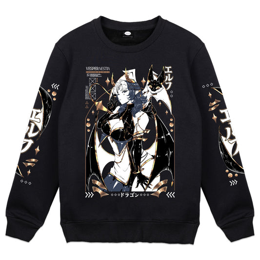 VesperNestia Celestial Dragon Elf Crewneck