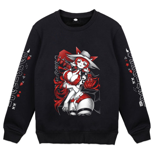 Mooella Strawberry Hunter Crewneck