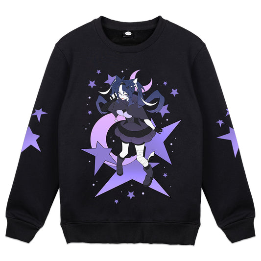 Yuki Hatsuki "Moonflower Stars" Crewneck