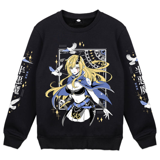 RynnaVT "Half Devil, Full Knight" Crewneck