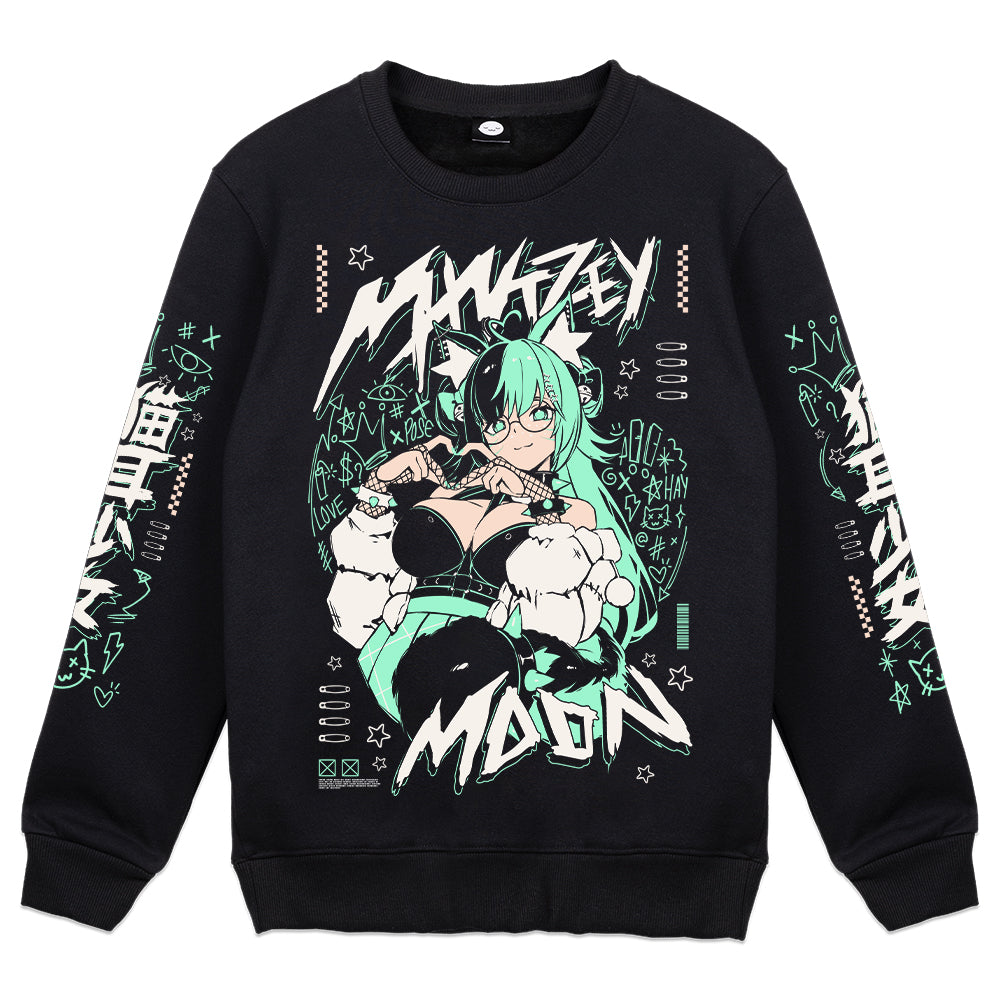 MintzeyMoon Mint Punk Crewneck