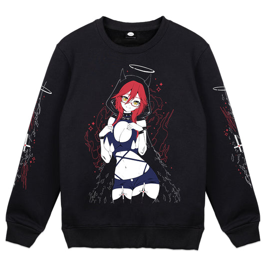 LuciBubz Slice of Hell Crewneck - Black