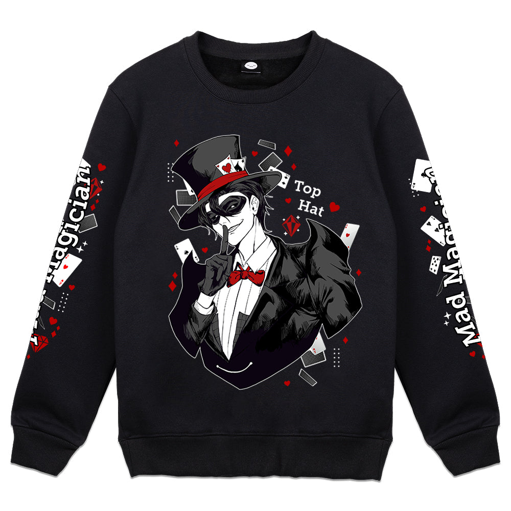 Top Hat 'Mad Magician' Crewneck