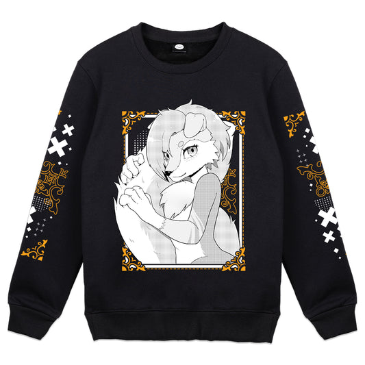 JoyLifeArt Fluffy Elegance Crewneck