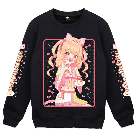 smallscafe "Mustache" Crewneck