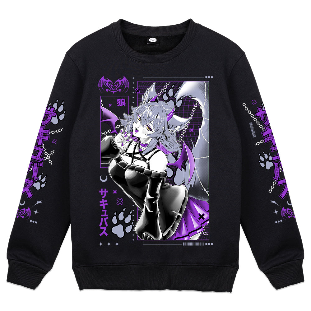 Womfyy "Crescent Night" Crewneck