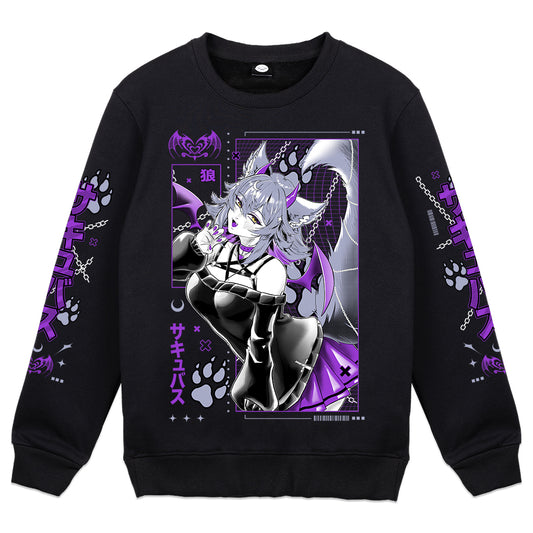 Womfyy "Crescent Night" Crewneck